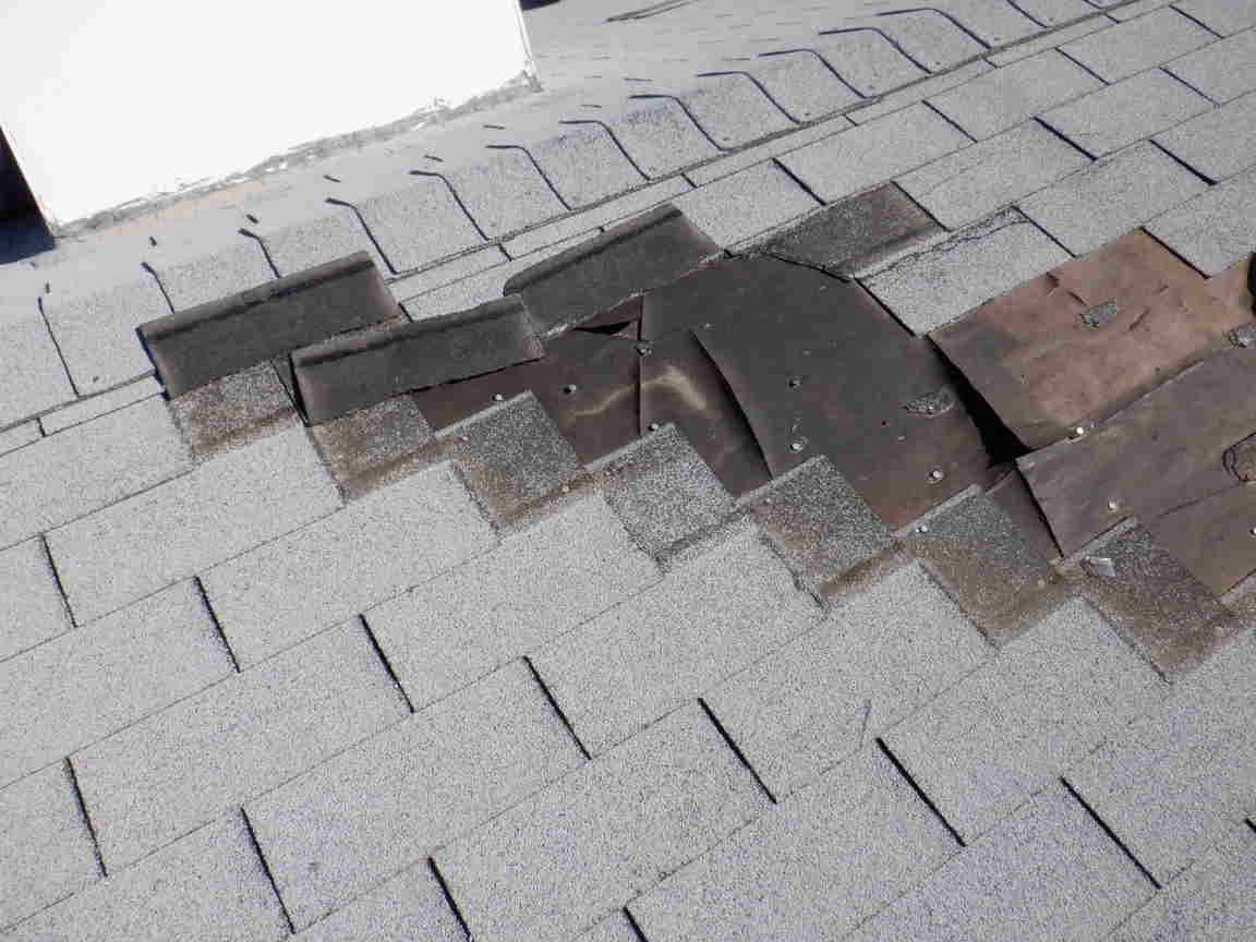 Las Vegas roof damage - Call Cooper Roofing & Solar