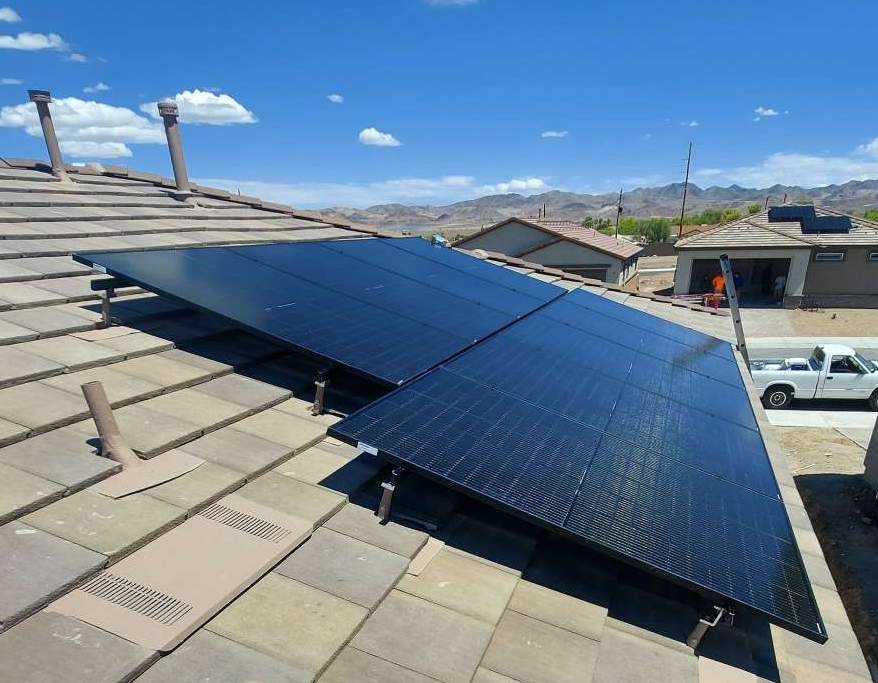  Las Vegas solar installation on home